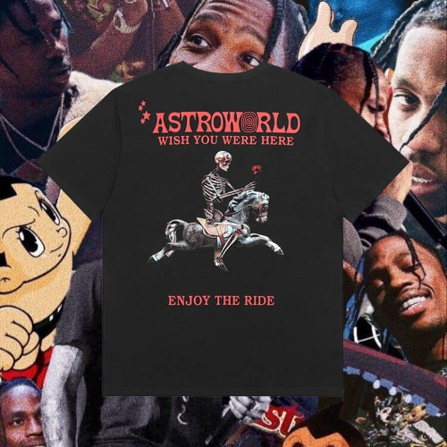 "ENJOY THE RIDE" Travis Scott Astroworld Shirt