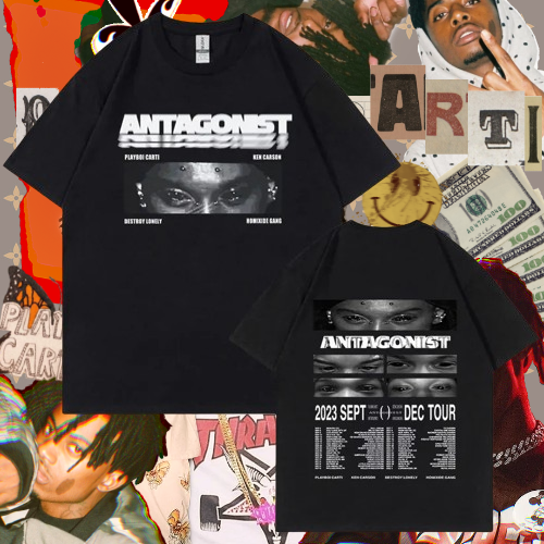 "ANTAGONIST" Playboi Carti Tour Date Shirt
